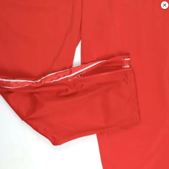 Champion Track Pants Zipper Ankle Red White Stripe Casual Pull On PLUS 3X - Picture 13 of 13